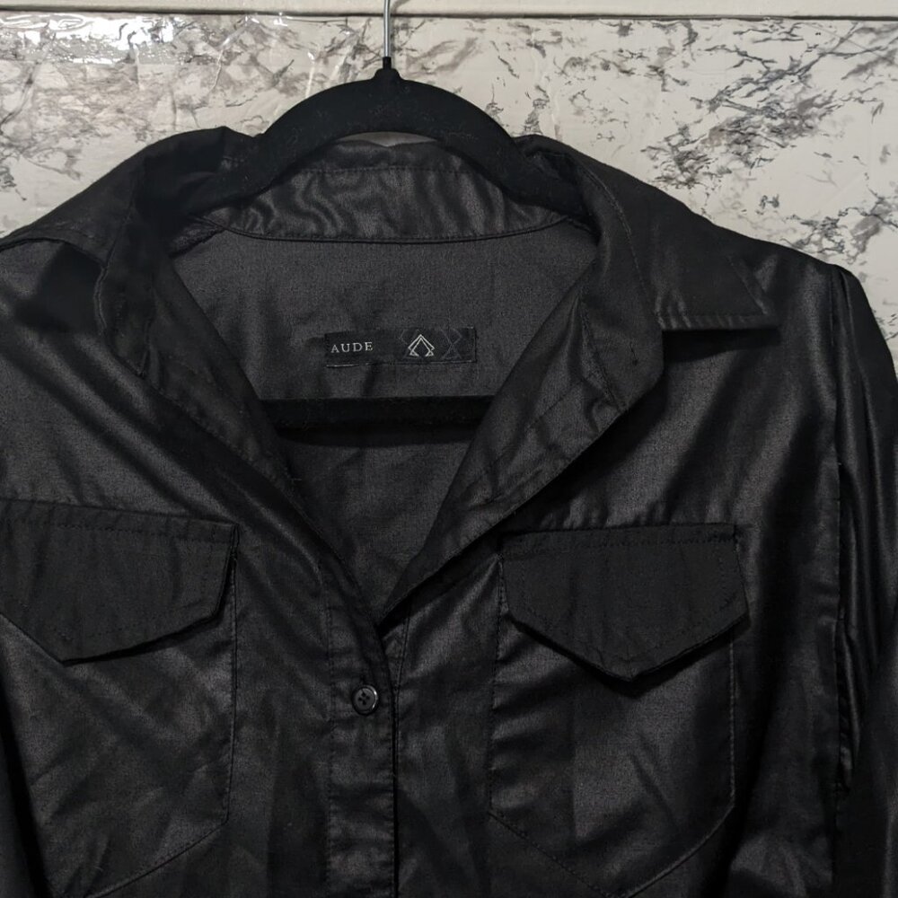Aude Balloon Sleeves Button Up Top - Picture 5 of 5
